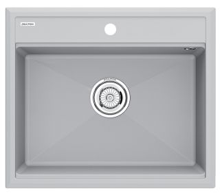 Мойка кухонная Paulmark Stepia PM115951-GRS серый дым